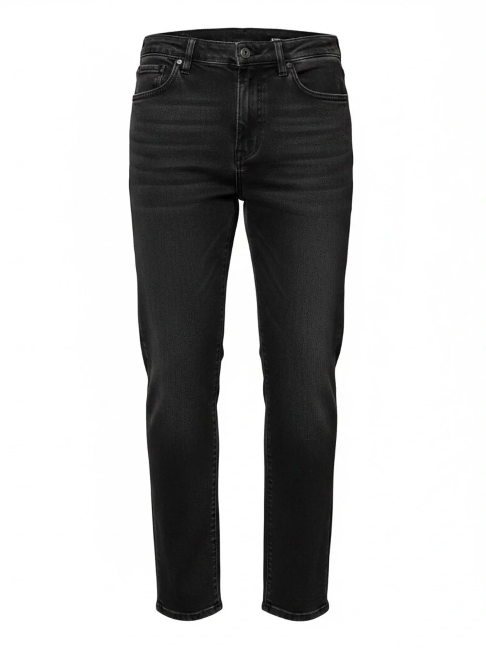 Madewell Straight Men’s Jeans in Washed Black